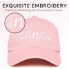 image:imageFunky Junque Cotton Grandma Baseball Cap Embroidered Gigi Mimi HatNana  Pink