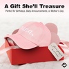 image:imageFunky Junque Cotton Grandma Baseball Cap Embroidered Gigi Mimi HatNana  Pink