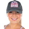 image:imageFunky Junque Criss Cross Ponytail Baseball Cap Womens Trucker Mesh HatBeach Please  Grey