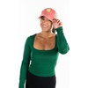 image:imageFunky Junque Criss Cross Ponytail Baseball Cap Womens Trucker Mesh HatSmiley Face  CoralYellow