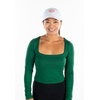 image:imageFunky Junque Criss Cross Ponytail Baseball Cap Womens Trucker Mesh HatSmiley Face  WhitePink