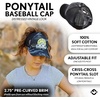 image:imageFunky Junque Criss Cross Ponytail Baseball Cap Womens Trucker Mesh HatTake Me to the Mountains  Black Camo