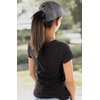 image:imageFunky Junque Criss Cross Ponytail Baseball Cap Womens Trucker Mesh HatTake Me to the Mountains  Grey