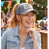 image:imageFunky Junque Criss Cross Ponytail Baseball Cap Womens Trucker Mesh HatTequila  Lime  and Sunshine  Grey