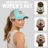 image:imageFunky Junque Criss Cross Ponytail Baseball Cap Womens Trucker Mesh HatTequila  Lime  and Sunshine  Mint