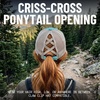 image:imageFunky Junque Criss Cross Ponytail Baseball Cap Womens Trucker Mesh HatTequila  Lime  and Sunshine  Mint