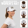 image:imageFunky Junque Criss Cross Ponytail Baseball Cap Womens Trucker Mesh HatTequila  Lime  and Sunshine  White