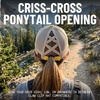 image:imageFunky Junque Criss Cross Ponytail Baseball Cap Womens Trucker Mesh HatTequila  Lime  and Sunshine  Yellow