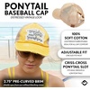 image:imageFunky Junque Criss Cross Ponytail Baseball Cap Womens Trucker Mesh HatTequila  Lime  and Sunshine  Yellow