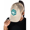 image:imageFunky Junque Criss Cross Ponytail Baseball Cap Womens Trucker Mesh HatWherever I Lay My Head is Home  Khaki