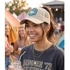 image:imageFunky Junque Criss Cross Ponytail Baseball Cap Womens Trucker Mesh HatWherever I Lay My Head is Home  Khaki