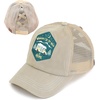 image:imageFunky Junque Criss Cross Ponytail Baseball Cap Womens Trucker Mesh HatWherever I Lay My Head is Home  Khaki