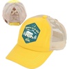 image:imageFunky Junque Criss Cross Ponytail Baseball Cap Womens Trucker Mesh HatWherever I Lay My Head is Home  Yellow