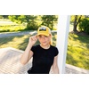 image:imageFunky Junque Criss Cross Ponytail Baseball Cap Womens Trucker Mesh HatWherever I Lay My Head is Home  Yellow