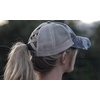 image:imageFunky Junque Criss Cross Ponytail Cap Messy Bun Distressed Baseball Hat2 Pack  Black  Black Camo