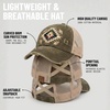 image:imageFunky Junque Criss Cross Ponytail Cap Messy Bun Distressed Baseball HatAztec Design  Dark Olive