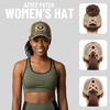 image:imageFunky Junque Criss Cross Ponytail Cap Messy Bun Distressed Baseball HatAztec Design  Dark Olive