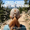image:imageFunky Junque Criss Cross Ponytail Cap Messy Bun Distressed Baseball HatAztec Design  Dark Olive