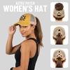 image:imageFunky Junque Criss Cross Ponytail Cap Messy Bun Distressed Baseball HatAztec Design  Yellow