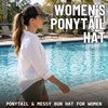 image:imageFunky Junque Criss Cross Ponytail Cap Messy Bun Distressed Baseball HatBaby Leopard