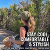 image:imageFunky Junque Criss Cross Ponytail Cap Messy Bun Distressed Baseball HatBasketweave  Dark Olive