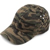 image:imageFunky Junque Criss Cross Ponytail Cap Messy Bun Distressed Baseball HatBasketweave  Green Camouflage