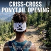 image:imageFunky Junque Criss Cross Ponytail Cap Messy Bun Distressed Baseball HatBeach Please  White