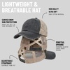 image:imageFunky Junque Criss Cross Ponytail Cap Messy Bun Distressed Baseball HatBeige Mesh  Charcoal Distressed