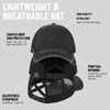 image:imageFunky Junque Criss Cross Ponytail Cap Messy Bun Distressed Baseball HatBlack