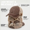 image:imageFunky Junque Criss Cross Ponytail Cap Messy Bun Distressed Baseball HatBrown