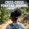 image:imageFunky Junque Criss Cross Ponytail Cap Messy Bun Distressed Baseball HatChecker  White