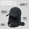 image:imageFunky Junque Criss Cross Ponytail Cap Messy Bun Distressed Baseball HatLaser Cut Black