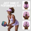 image:imageFunky Junque Criss Cross Ponytail Cap Messy Bun Distressed Baseball HatLaser Cut Just Dink It Lavender