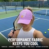 image:imageFunky Junque Criss Cross Ponytail Cap Messy Bun Distressed Baseball HatLaser Cut Just Dink It Lavender