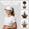 image:imageFunky Junque Criss Cross Ponytail Cap Messy Bun Distressed Baseball HatLaser Cut White