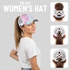 image:imageFunky Junque Criss Cross Ponytail Cap Messy Bun Distressed Baseball HatTie Dye  Cotton Candy WMesh