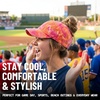 image:imageFunky Junque Criss Cross Ponytail Cap Messy Bun Distressed Baseball HatTie Dye  Hot Pink Mix