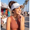 image:imageFunky Junque Criss Cross Ponytail Cap Messy Bun Distressed Baseball HatWhite Distressed