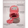 image:imageFunky Junque Distressed Baseball Cap Vintage Embroidered Dad Hat99 Problems But a Beach Aint One  Coral