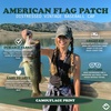 image:imageFunky Junque Distressed Baseball Cap Vintage Embroidered Dad HatAmerican Flag  Green Camo