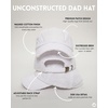 image:imageFunky Junque Distressed Baseball Cap Vintage Embroidered Dad HatAmerican Flag  WhiteWhite Flag