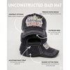 image:imageFunky Junque Distressed Baseball Cap Vintage Embroidered Dad HatAnd So the Adventure Begins  Black