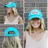 image:imageFunky Junque Distressed Baseball Cap Vintage Embroidered Dad HatBe Kind  Turquoise