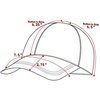 image:imageFunky Junque Distressed Baseball Cap Vintage Embroidered Dad HatBeach Please Metallic  Black