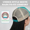 image:imageFunky Junque Distressed Baseball Cap Vintage Embroidered Dad HatBeach Please Metallic  Teal