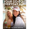 image:imageFunky Junque Distressed Baseball Cap Vintage Embroidered Dad HatBeach Please Metallic  White