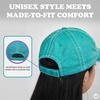 image:imageFunky Junque Distressed Baseball Cap Vintage Embroidered Dad HatBlessed Mom  Teal