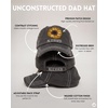 image:imageFunky Junque Distressed Baseball Cap Vintage Embroidered Dad HatBlessed W Sunflower  Black