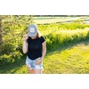 image:imageFunky Junque Distressed Baseball Cap Vintage Embroidered Dad HatBoat Hair Dont Care  Teal