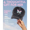 image:imageFunky Junque Distressed Baseball Cap Vintage Embroidered Dad HatButterfly Hearts  Black